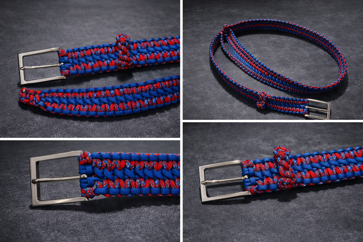 Cintura in Paracord Personalizzabile - Intrecciata a Mano