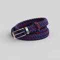 Cintura in Paracord 550 intrecciata a mano con fibbia in metallo