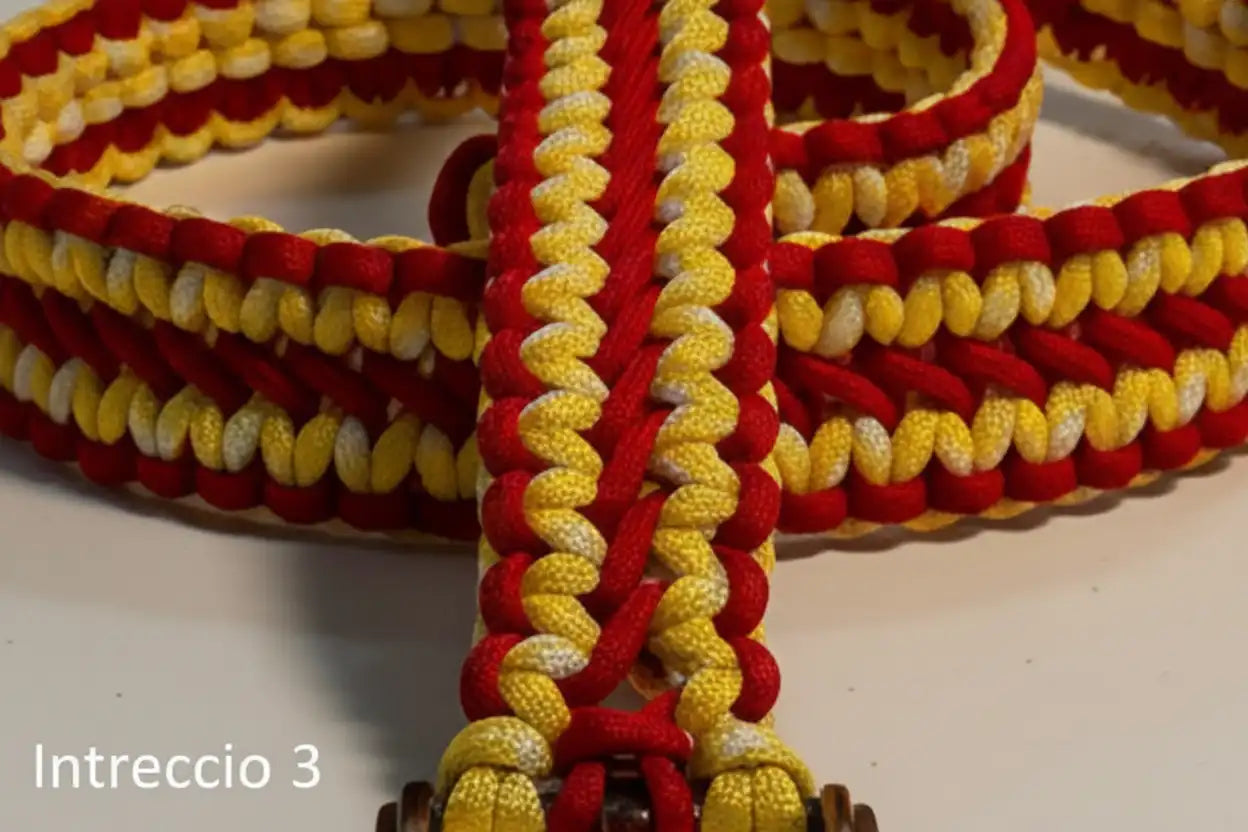 Cintura in Paracord personalizzabile con Intreccio 3
