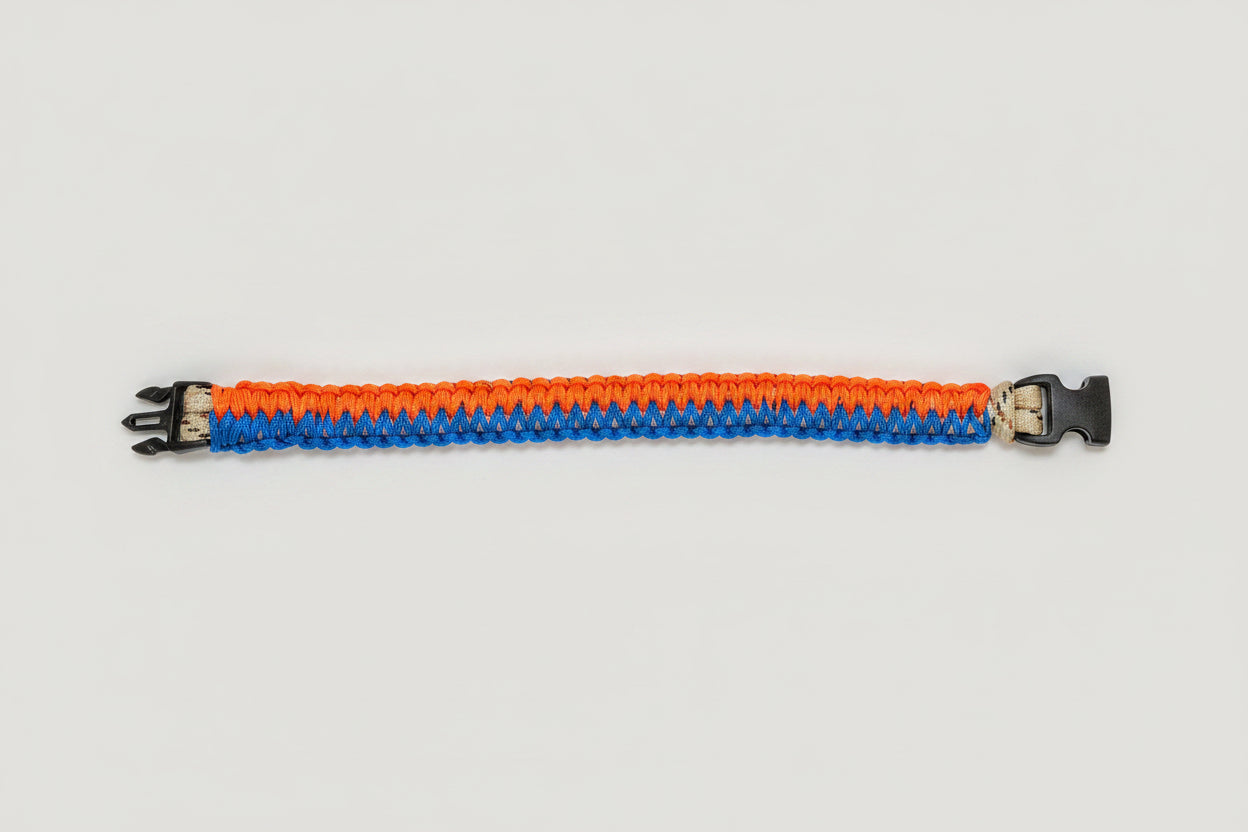 Viola & Orange Neon Microcord — Desert Camo