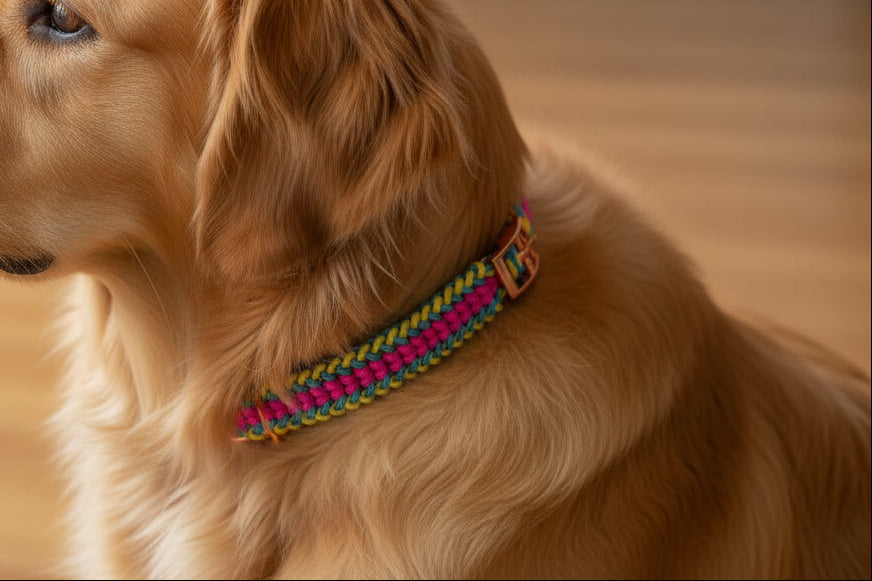 Collare con chiusura regolabile in BioThane