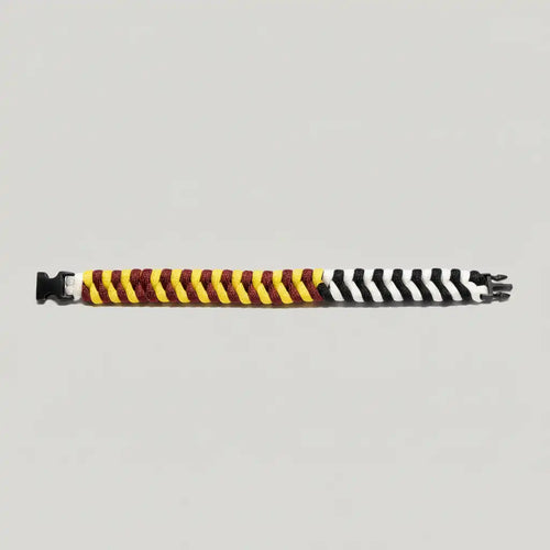 Bracciale Doppio Tifo in Paracord ispirato ai colori Juventus e Reyer Venezia