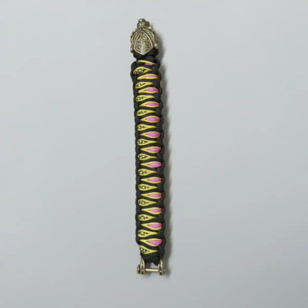 Bracciale Snakeye Evolution in Paracord e Microcord fatto a mano Urban Kord