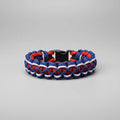 Bracciale in Paracord rosso blu e bianco ispirato a Spider-Man fatto a mano Urban Kord
