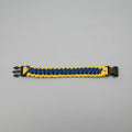 Bracciale Widowmaker in Paracord blu e giallo ispirato alla livrea di Aldo Festante
